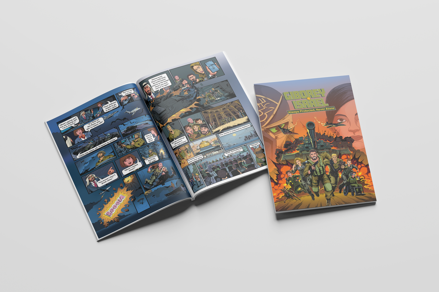 Israeli Heroes Comic book -Issue 01